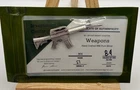 2025 Investment Caster Weapons M4 Hand Crafted 8.9 Grams of 999 Pure Silver COA
