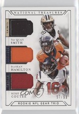 2018 National Treasures 57/99 Tre'Quan Smith DaeSean Hamilton Keke Coutee 6fs