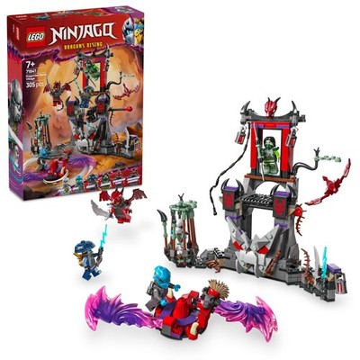 LEGO NINJAGO Drachensturmdorf 71841 Spielset mit Ninja-Arena 6 Minifiguren Neu