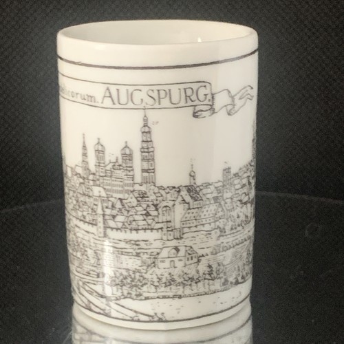 Vintage Altenkunstadt Germany Porcelain City Shotglass Shot Glass Augusta - Picture 3 of 9