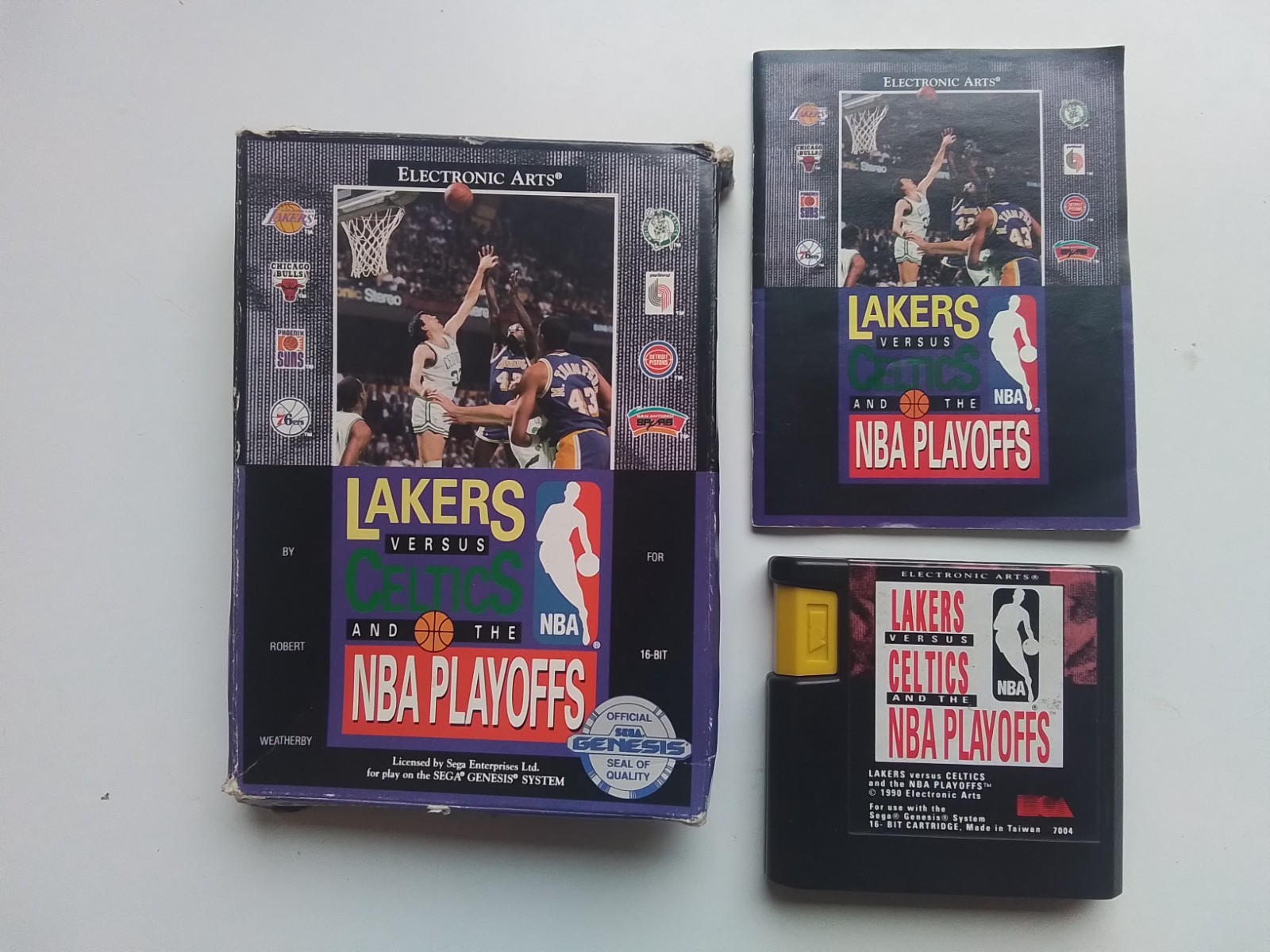 Lakers Versus Vs Celtics and The NBA Playoffs Complet Megadrive Genesis !!!