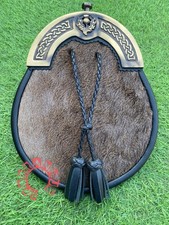 Scottish Handmade Copper Antique Thistle Cantle Dress Scottish Kilt Sporran