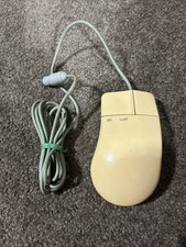 Microsoft 58267 OEM Ball Mouse, 2-Button, PS/2 Vintage Cream Color Untested