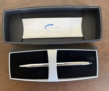 Cross Classic Century 3502 Ballpoint Pen Chrome Made In The USA With Box Works
