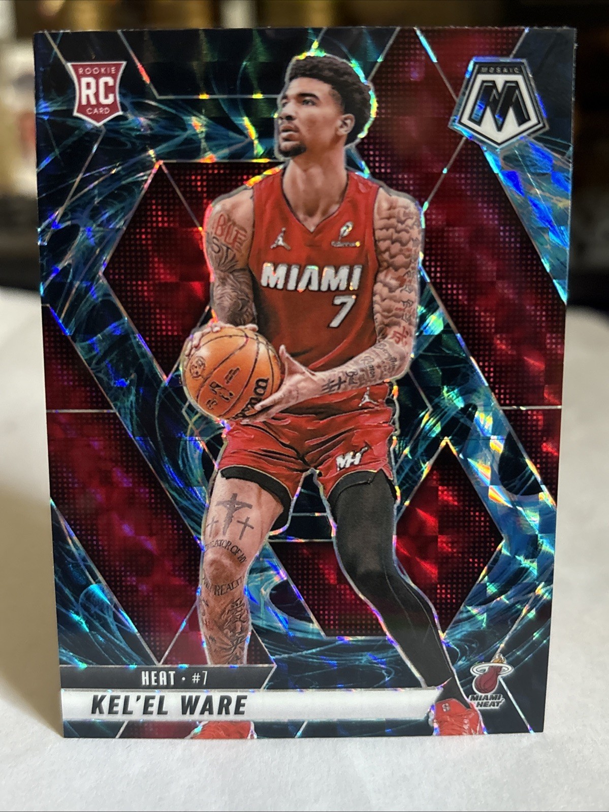2024-25 Panini Mosaic - Rookies Kel'el Ware #232 Genesis Mosaic Prizm (RC)