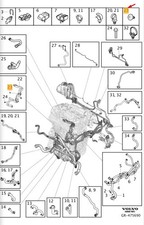 Tornillo sistema de refrigeración VOLVO V90 Cross Country 30622859 NUEVO GENUINO