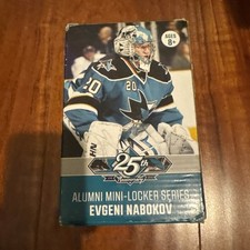 NHL Hockey Alumni Mini-Locker Series Evgeni Nabokov #20 SJ Sharks 25th Anniv
