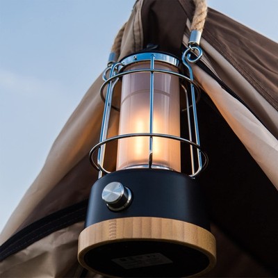 HARPER LIVING Wiederaufladbare LED Laterne im Retro Stil 6 W 370 Lumen 5000 mAh