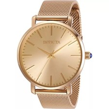 Invicta Women's 31072 Angel Quartz 3 Hand Rose Gold Stainless Steel Watch