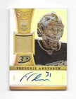 2013-14 Panini Select Prizm Frederik Andersen Autograph Jersey RC # /99 (13-14)