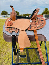 Western Horse Barrel Saddle