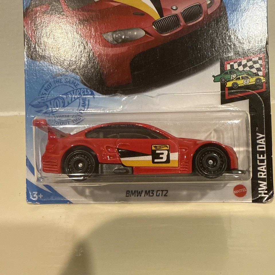 2021 Hot Wheels #57 HW Race Day 4/10 BMW M3 GT2 Red w/Black AD Spoke ...