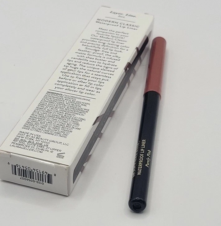 Laura Geller Modern Classic Waterproof Lip Liner PURELY PINK NIB Free Shipping - Image 4 of 4