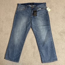 Lucky Brand "Sweet Jean Crop" Jeans Women  s Size 14/32 Stretch Cropped NWT