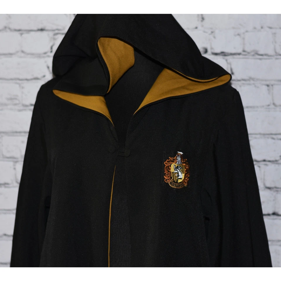 MAGARTING Mundo de Harry Potter Hufflepuff Bata Capa Universal Studios Adulto XS Foto 3 de 4