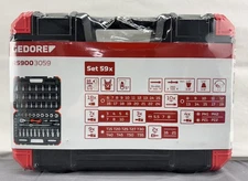 Gedore Red Socket Wrench Compass Set 3/8 SW6-24mm 59pcs R59003059
