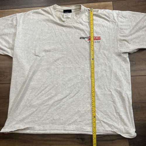 Vintage ESPN Zone Atlanta Grey T Shirt Men’s 2XL “Dunk Me Hit Me Kick Me Eat Me” - Picture 6 of 7