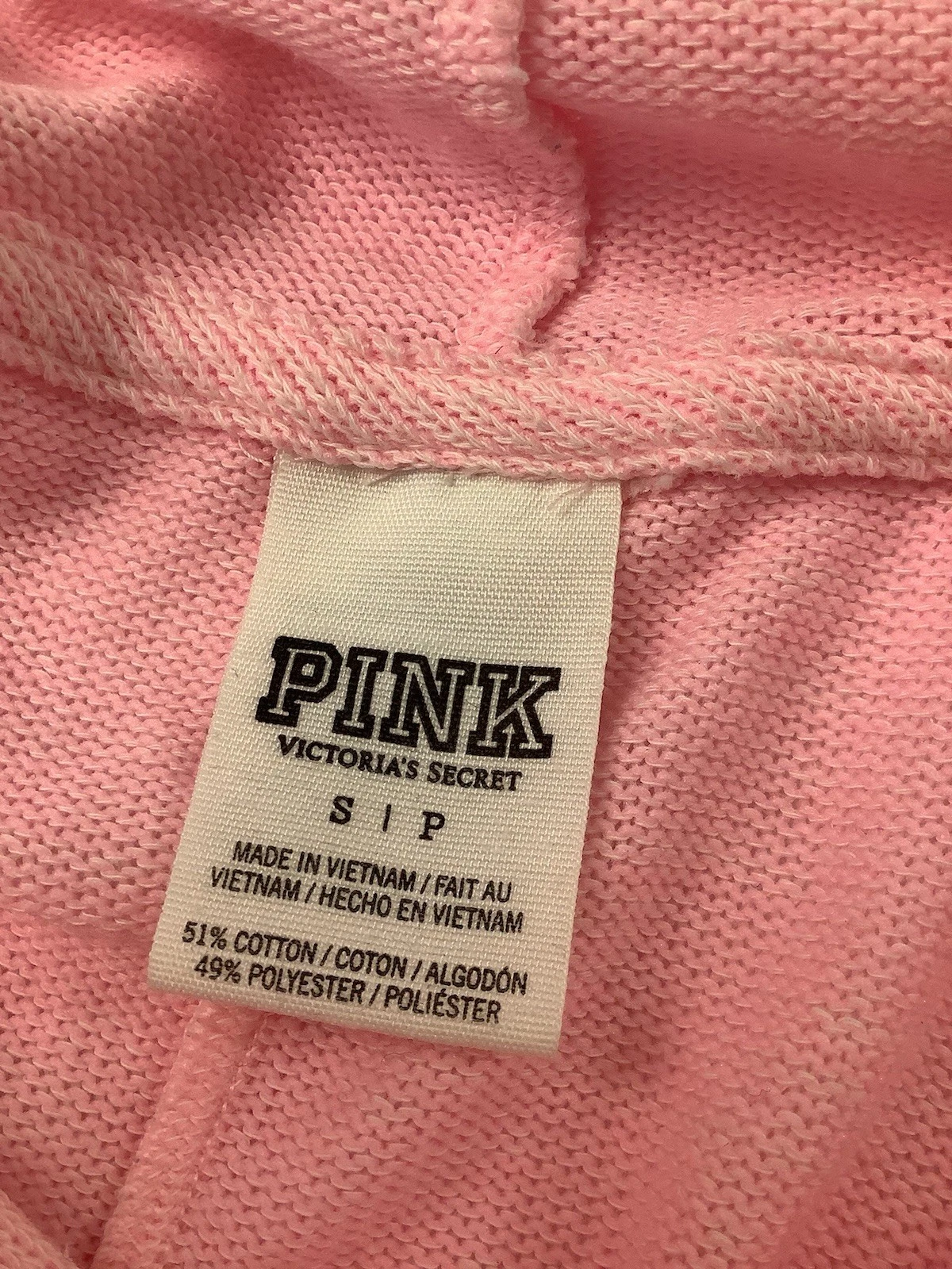 UNDERCOVER Felpa con cappuccio pullover maglia rosa Victoria's Secret taglia S rosa