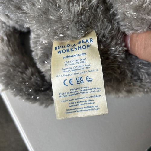Build a Bear 16 Zoll Plüsch grau WILEY der WOLF aus der Great Wolf Lodge - Bild 5 von 6