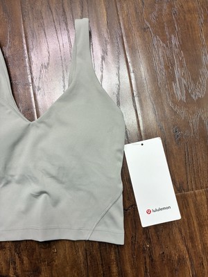 Lululemon Nulu Align Tank Silver Size Size 0 With Built In Bra With Pads #4314