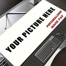 1pc Personalized Custom Mouse Pad for Office Gaming,Thick Rubber Base Anti-Slip  