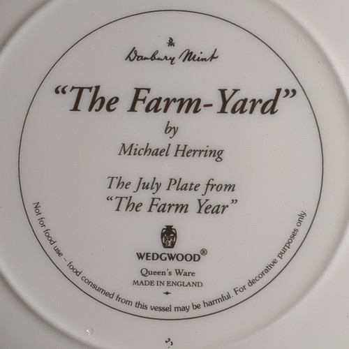 Plato Danbury Mint-THE FARM YARD-Plato de julio de la colección "The Farm Year" - Imagen 10 de 10