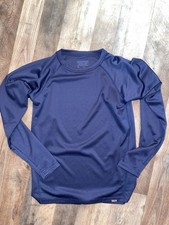 Boys Patagonia XL/14 Long Sleeve Blue Performance Thermal Shirt