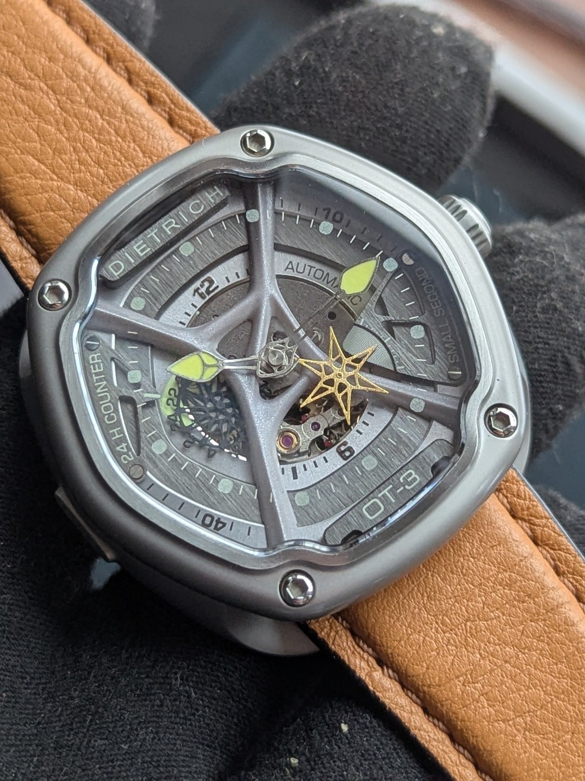 Dietrich OT3 Organic Time Mechanical Multi Layer Dial Skeleton