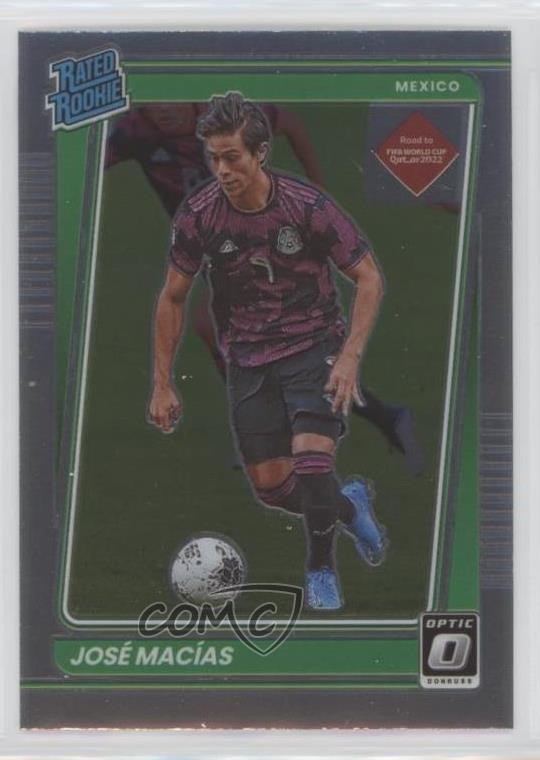 2021 Panini Donruss Road to Qatar Rated Rookie Optic Jose Juan Macias #183 0yr2