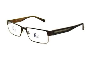 Perry Ellis PE 305 Men&#039;s Metal Eyeglasses Frame, Brown. 55-17-140 #40I