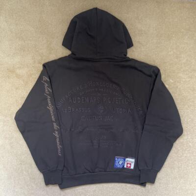Unused Travis Scott CJ Audemars Piguet Emblem Hoodie Dark Tops