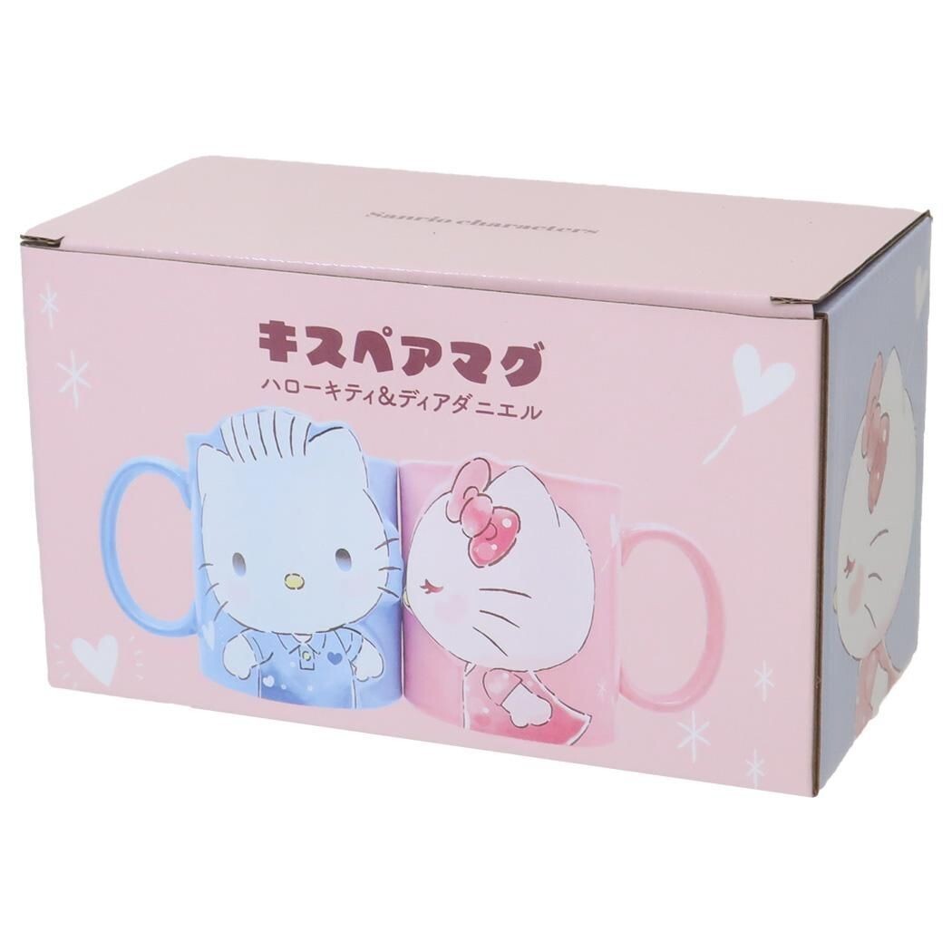 Sanrio Hello Kitty ＆ Dear Daniel Kiss Pair Mug Cup set Wedding