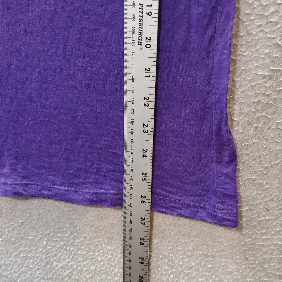 Los Angeles Lakers Women Top Medium Purple Shirt Logo Graphic Short Sleeve - Image 3 of 4