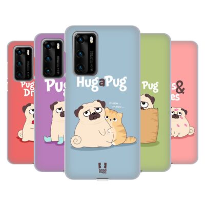 HEAD CASE DESIGNS PIPER THE PUG SOFT GEL CASE FOR HUAWEI PHONES 4