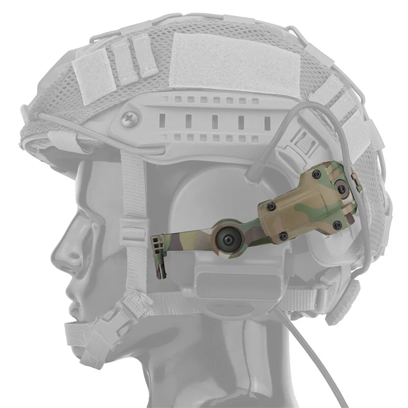 WST Tactical Connecting Bridge Bracket COMTAC3 Noise Reduction Headset TW Camo - Image 2 of 4