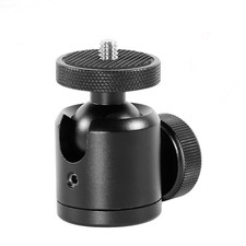 45mm Mini Aluminum ball head gimbal rotating tripod head for DSLR Came