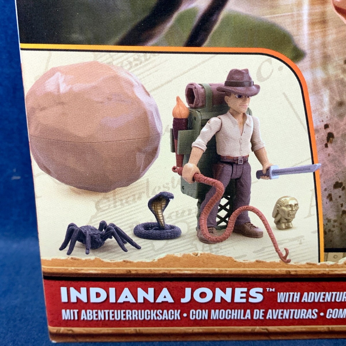Indiana Jones Worlds of Adventure Helena Shaw Action Figure con moto giocattolo, 6,3 cm, action figure per bambini dai 4 anni in su