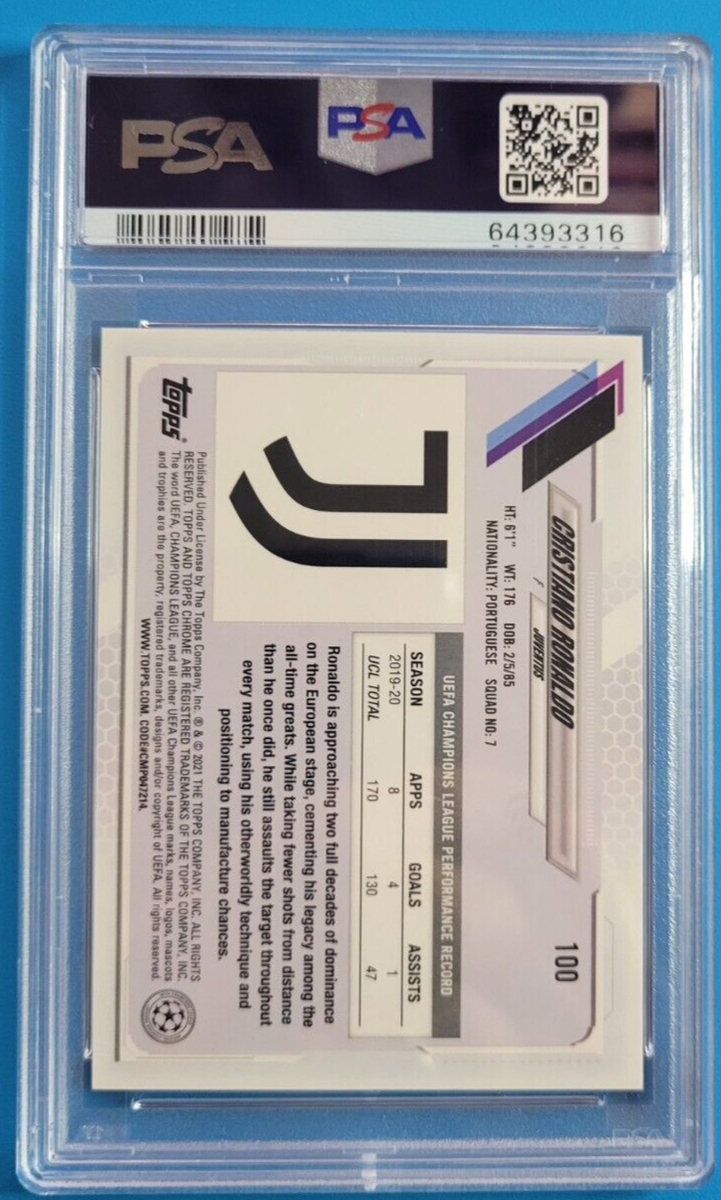 2020-21 Topps Chrome UCL Sapphire Edition - Cristiano Ronaldo