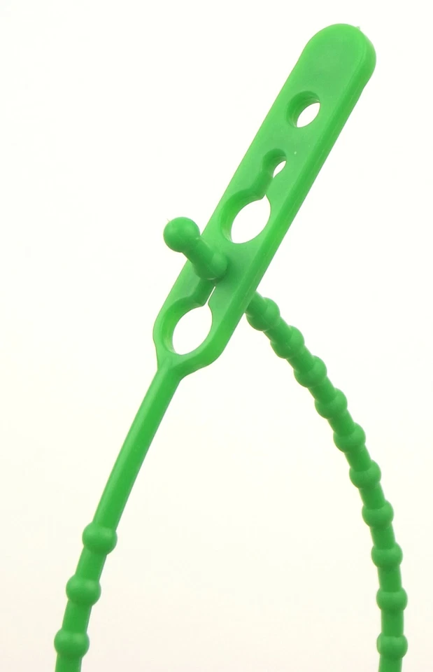 Blitzbinder Beutelverschluss lösbarer Kabelbinder Schnellbinder 140-190-240mm - Bild 4 von 4