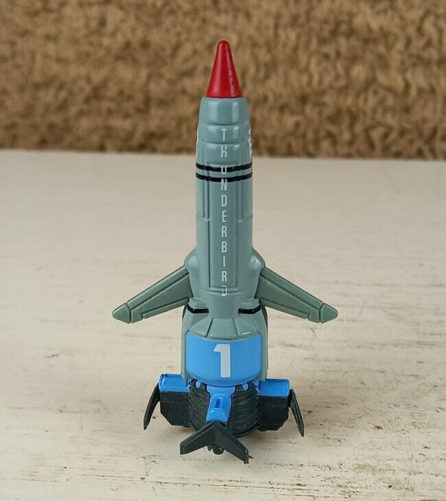Lot Figurines En Bois Thunderbirds – Tobar 2016, Flexi Figures (Virgil, Pénélope, Brain)