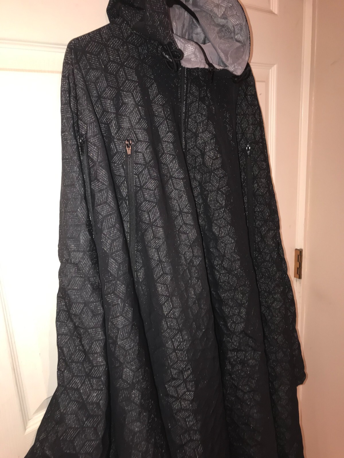 Y-3 Yohji Yamamoto 3D Space Reflective Runway Poncho Medium y3 acg rick adidas image 9
