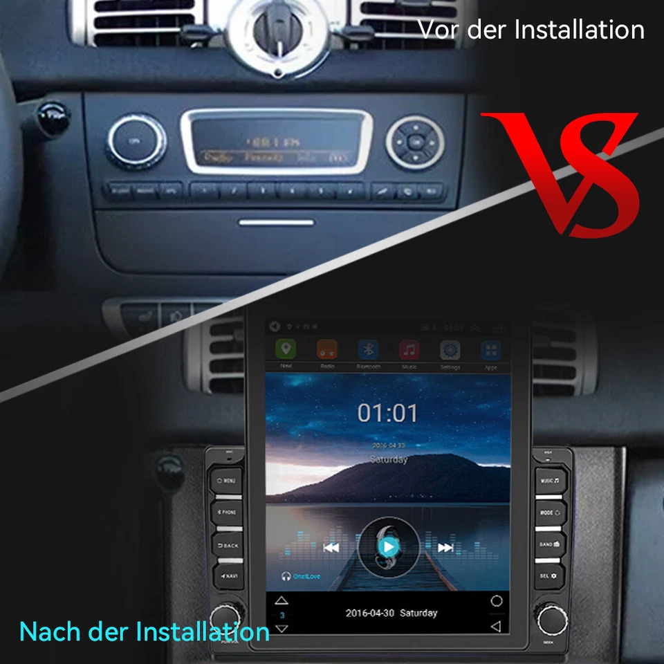 9.7" Android 13 Für Smart Fortwo 451 2010-2015 Autoradio GPS Navi CarPlay 4+64G - Bild 3 von 4