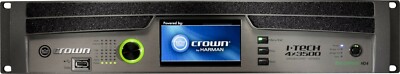 Crown I-Tech 4x3500HD, 4 channel 4000W@ 4oms Power Amplifier, Binding Post Out