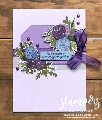 Stampin' Up! HYDRANGEA HAVEN Stamp Set, HYDRANGEA Dies & HYDRANGEA