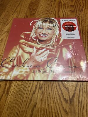 Celia Cruz La Negra Tien Tumbao Exclusive Limited Tangerine Colored Vinyl LP NEW