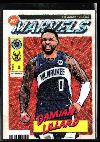 2023-2024 Panini Premium Stock Damian Lillard Marvels Scope SP #30