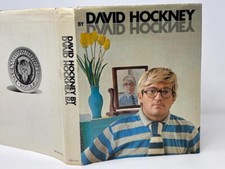 DAVID HOCKNEY BY DAVID HOCKNEY (1976, HARDCOVER+DJ)-HARRY ABRAMS PUB-VERY GOOD