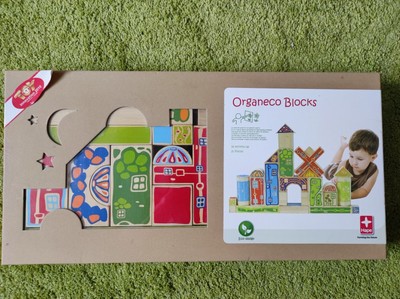 Hape Organeco Bausteine umweltfreundlichem Material (Bambus)-NEU