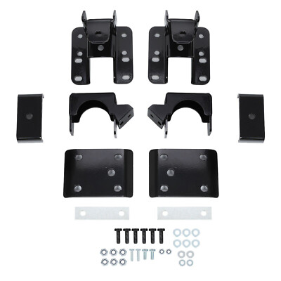 For Chevy Silverado 1500 2007-2020 5-6'' Black Rear Drop Lowering Axle Flip Kit
