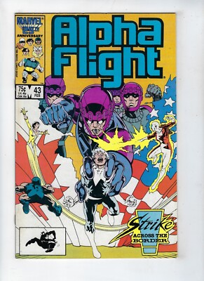 Alpha Flight # 43 Marvel Comics Feb 1987 VF/NM